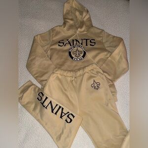 Saints sweatsuit set